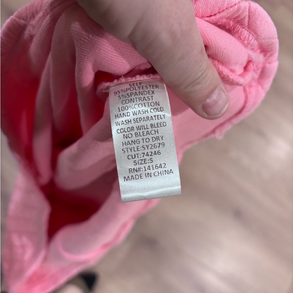 Judith March Pink Quilted Dog Mom Sweatshirt Small - Picture 7 of 7